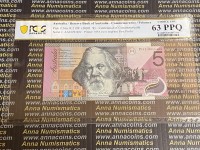 2001 $5 R219F Macfarlane/Evans PCGS 65 OPQ